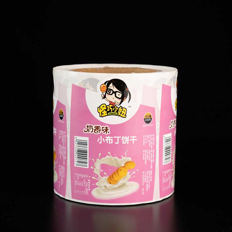 Bright Film Cookie Food Label Sticker