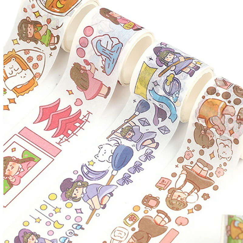 DIY creative student children's cartoon ledger stickers